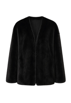 Swiss Snow Blackglama sable mink coat, transparent product view