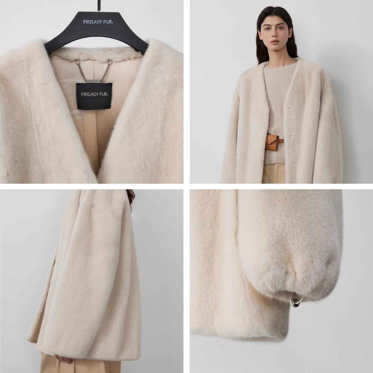 Swiss Snow Mink Velvet Fur Coat - variant_title