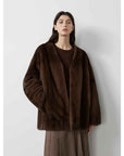 Swiss Snow Mink Velvet Fur Coat - variant_title
