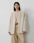 Swiss Snow Mink Velvet Fur Coat - variant_title