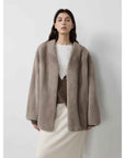 Swiss Snow Mink Velvet Fur Coat - variant_title