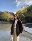 Swiss Snow Mink Velvet Fur Coat - variant_title