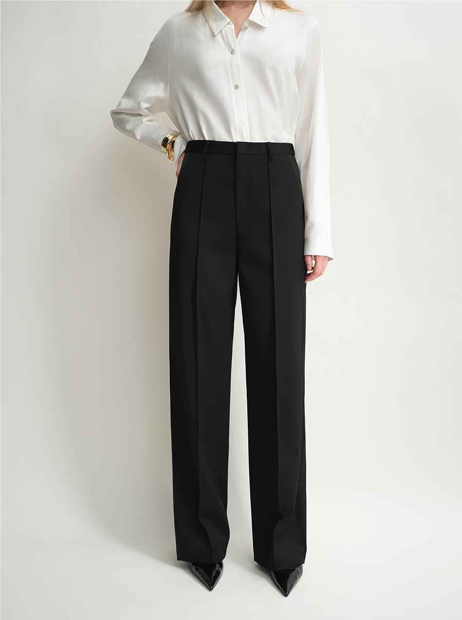THE ARTM Women's Double - Breasted Wool Blazer - Peak Lapel Tuxedo Jacket - variant_title
