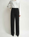 THE ARTM Women's Double - Breasted Wool Blazer - Peak Lapel Tuxedo Jacket - variant_title
