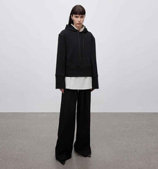 "Time Travel" Short Hooded Sweatshirt for Women, Sports Style Set, Autumn and Winter Casual Sweatpants with Straight - Leg and Draped Fit - variant_title