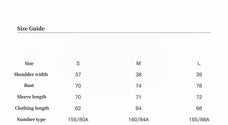 Transparent patchwork acetate Tencel long sleeve T-shirt size chart