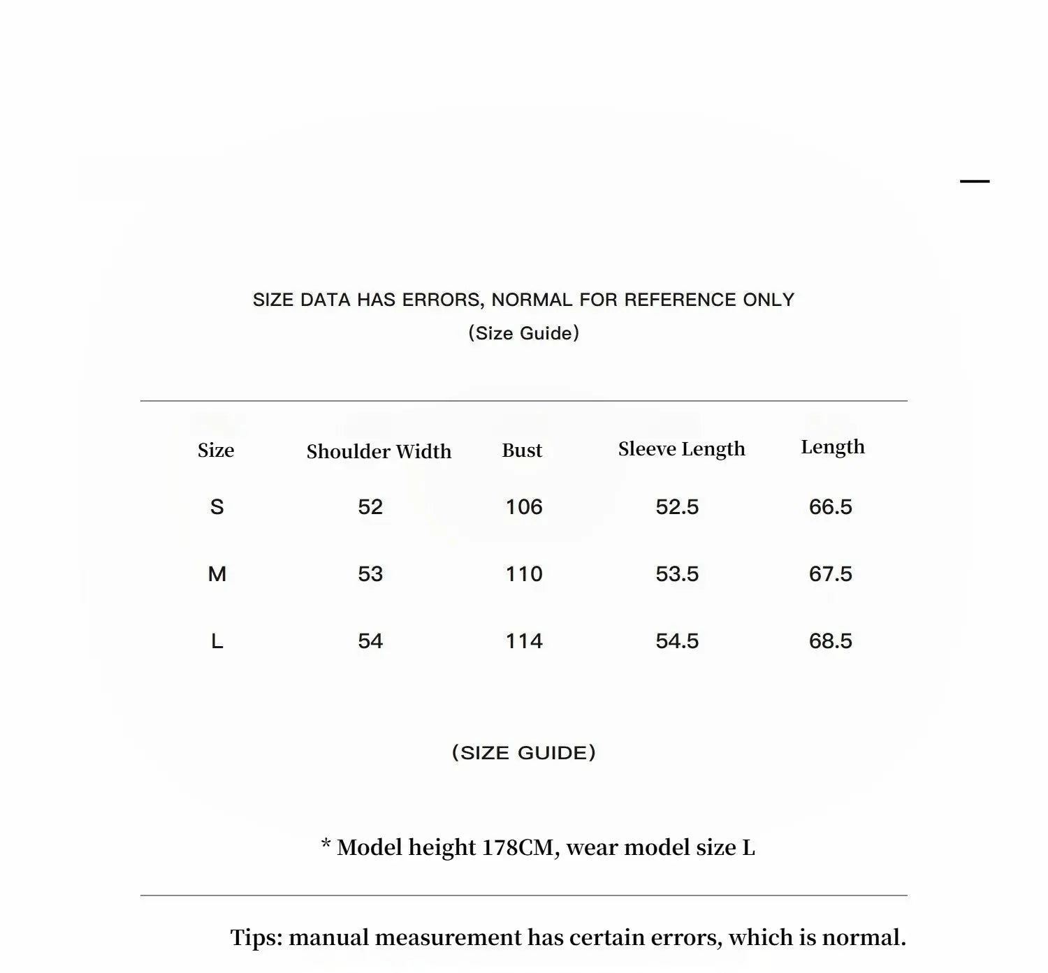 Urban Home drop shoulder Merino shearling coat size guide