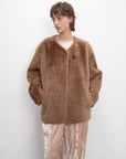 "Urban Home" Imported Merino Wool Fur Sheepskin Jacket for Women - variant_title