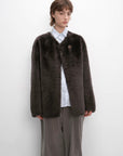 "Urban Home" Imported Merino Wool Fur Sheepskin Jacket for Women - variant_title