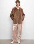 "Urban Home" Imported Merino Wool Fur Sheepskin Jacket for Women - variant_title