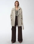 "Venice" Classical simple silhouette Italian imported jacquard ethnic style V - neck vest - variant_title