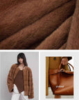 Vintage Clock Velvet Mink Fur Coat Winter - variant_title