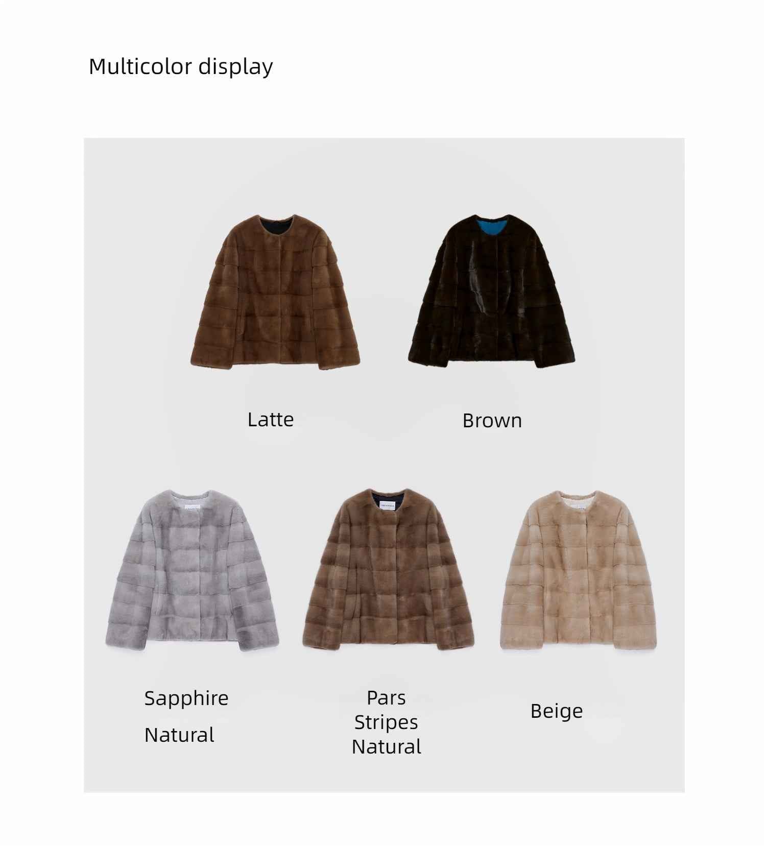Vintage Clock Velvet Mink Fur Coat Winter - variant_title