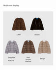 Vintage Clock Velvet Mink Fur Coat Winter - variant_title