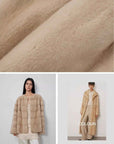 Vintage Clock Velvet Mink Fur Coat Winter - variant_title