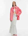 "Walden Pond" Turkish Imported Wash - faded Distressed Hole Denim A - line Skirt - variant_title
