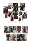 Warm coffee mink retro imported stand collar short mink fur coat - variant_title
