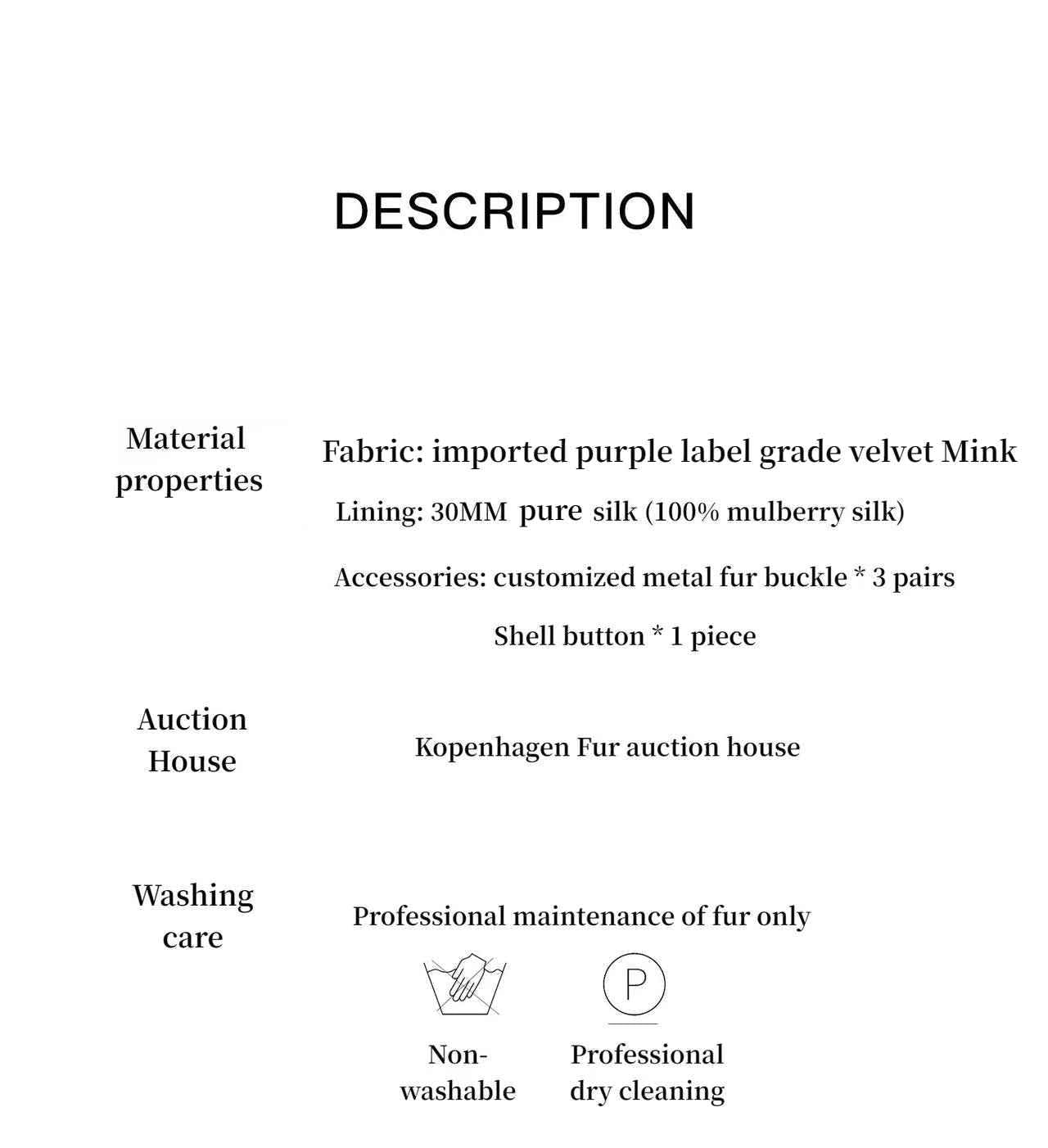 Warm coffee mink retro imported stand collar short mink fur coat - variant_title