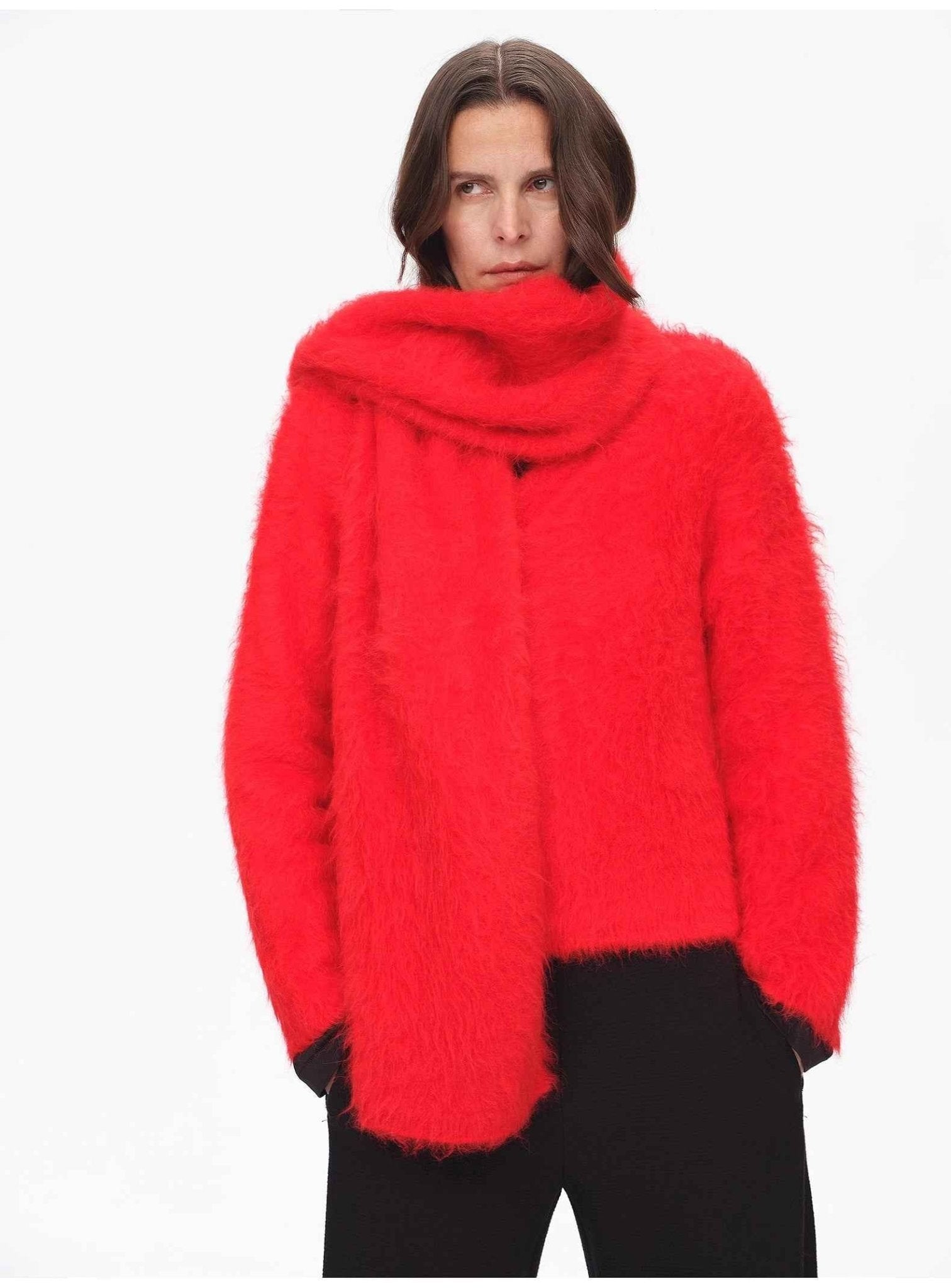 Winter Alpaca Wool Scarf for Women - variant_title