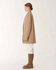 Women's high - density fine silk wool peaked lapel suit jacket - variant_title