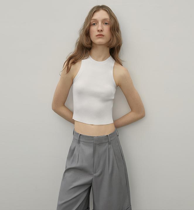 Women's I - knit camisole with sleeveless top - variant_title