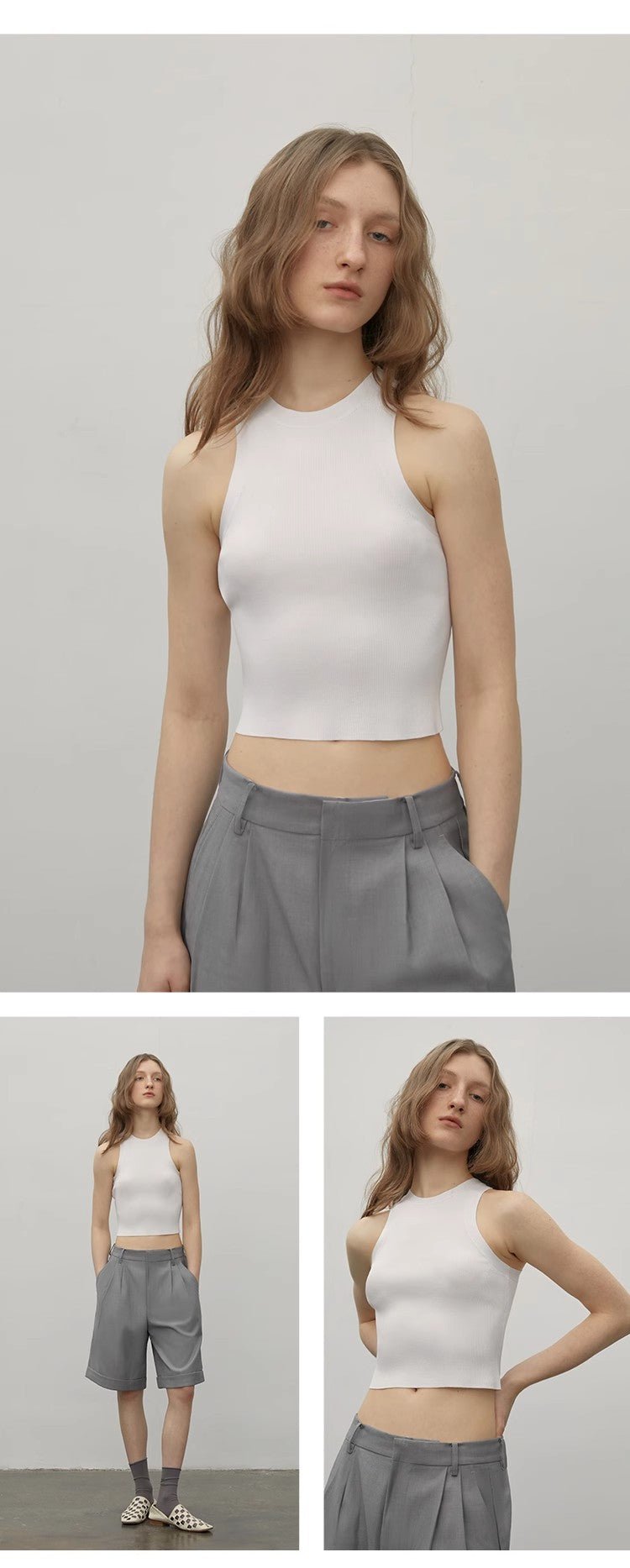 Women's I - knit camisole with sleeveless top - variant_title