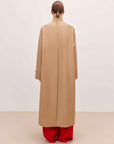 Women's Trench Coat Mid - Length British Wool Blend Petite - Friendly Overcoat "Fragrant Moment" - variant_title