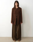 "Workplace Ladies" Fashionable drapey single pleat skinny wide - leg mid - low waist casual pants for women - variant_title