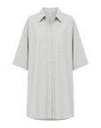 Green rice white paneled pullover shirt transparent product image
