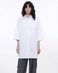 Workplace Siren Style College Style Silhouette Splicing Fashion Design Pullover Shirt - variant_title