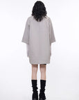Workplace Siren Style College Style Silhouette Splicing Fashion Design Pullover Shirt - variant_title