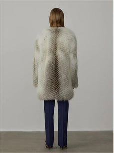 Yukino Dream colorful Finnish fox fur coat product image 20