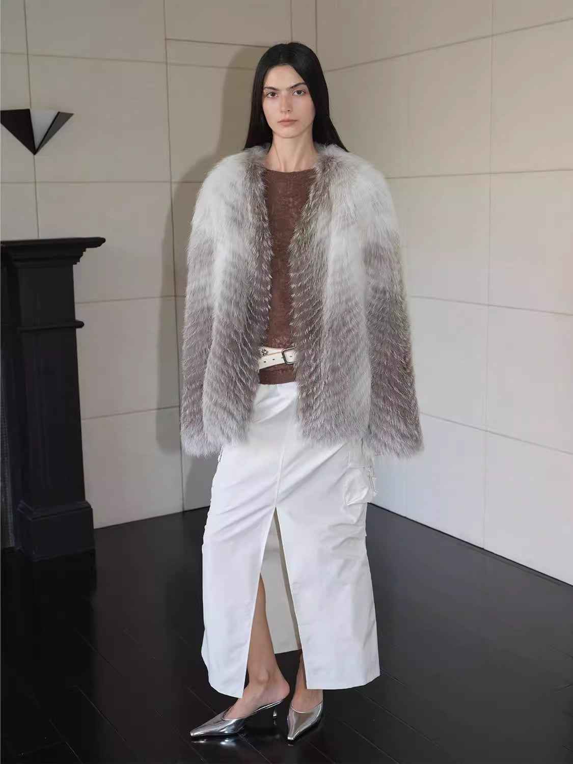 Yukino Dream Imported Colorful Fox Fur Coat from Finland - variant_title