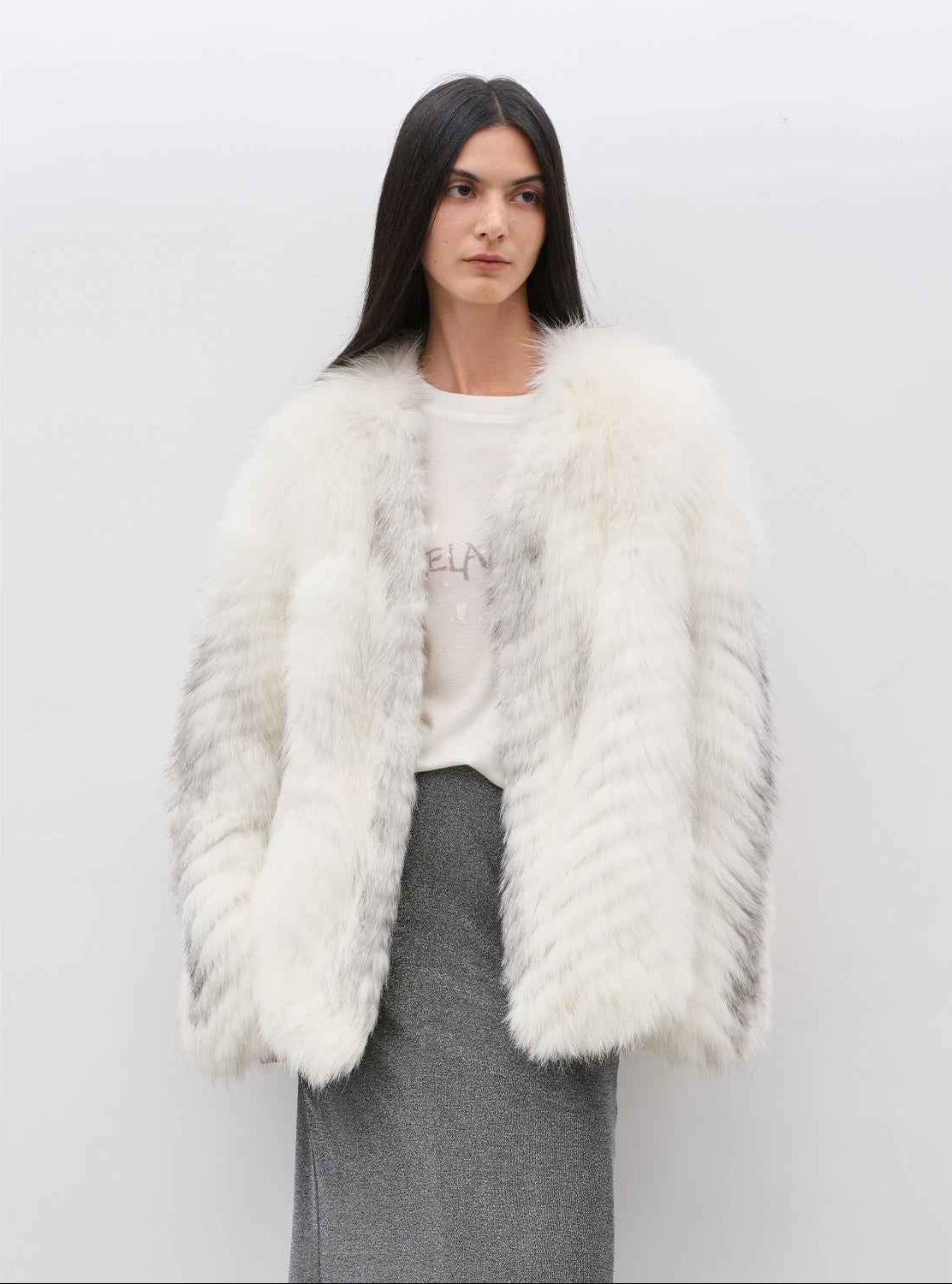 Yukino Dream Imported Colorful Fox Fur Coat from Finland - variant_title