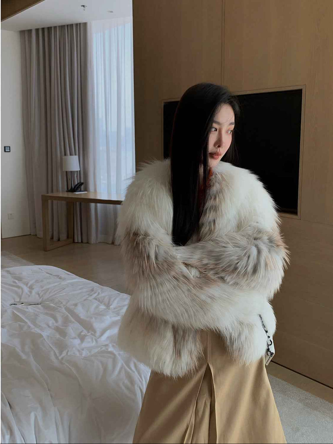 Yukino Dream Imported Colorful Fox Fur Coat from Finland - variant_title
