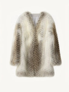 Yukino Dream Sunlight Fox natural color long coat product view